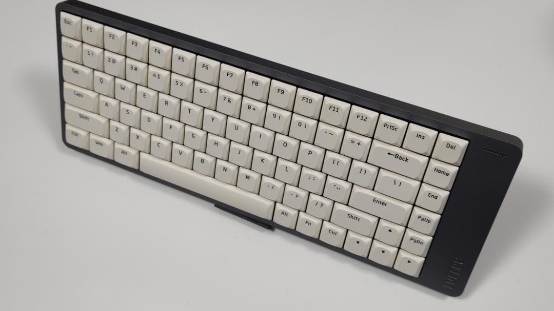 ☆特別限定カスタム☆LOFREE FLOW2グレー（84キー） × 静音ピンク軸