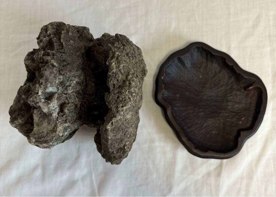 貴船洞窟茅舎石 鑑賞石 天然石 水石 自然石 置物 原石 石の置物 盆栽