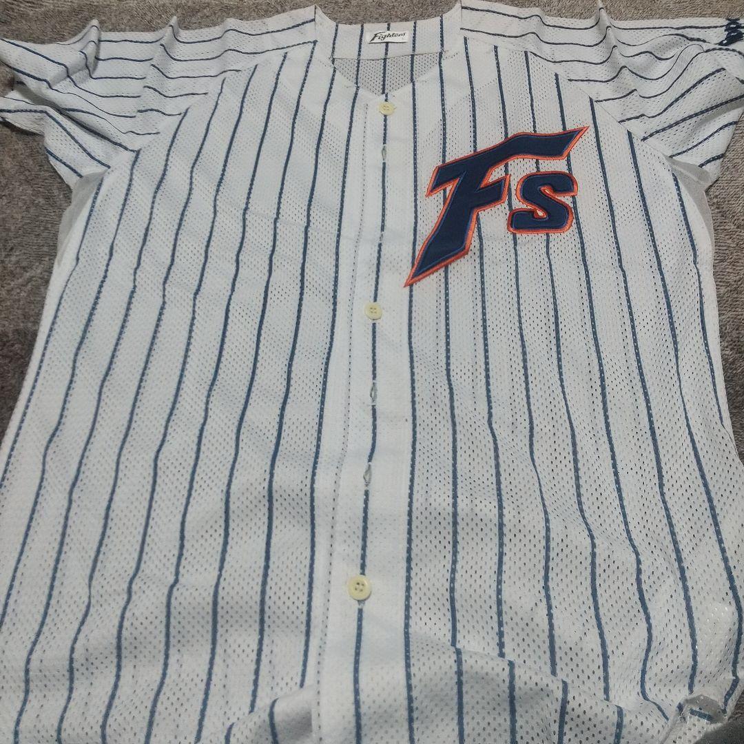 日本ハムファイターズ FSロゴ刺繍ユニフォーム L - メルカリ