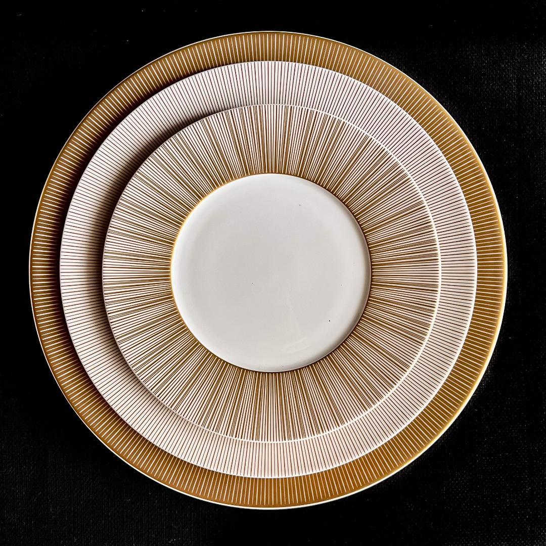 ☆新品未使用 超美品☆フランスBernardo ゴールド 大皿 サービス