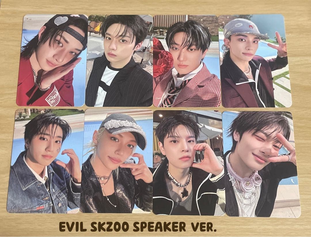 StrayKids DO IT SKZOO スピーカーVER.トレカ8枚セット - メルカリ