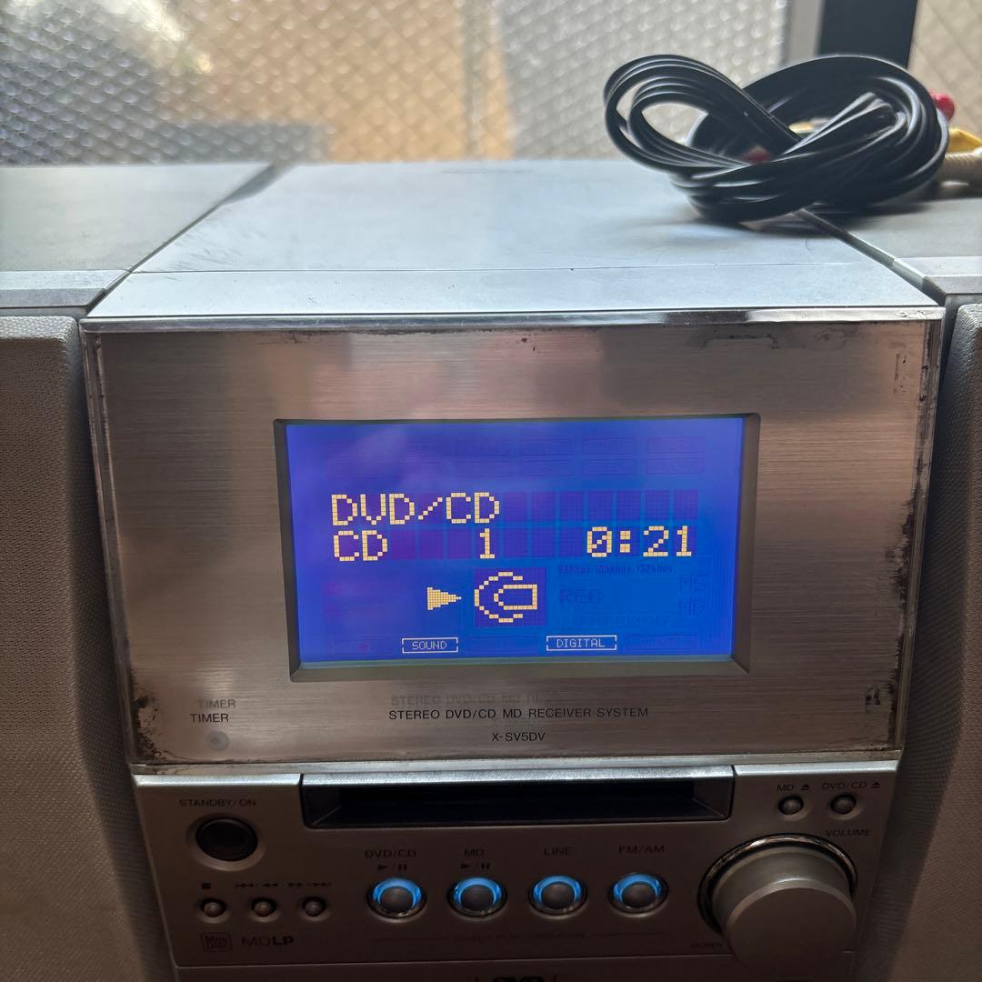 Pioneer パイオニア X-SV5DV-S DVD/CD/MD コンポ - メルカリ