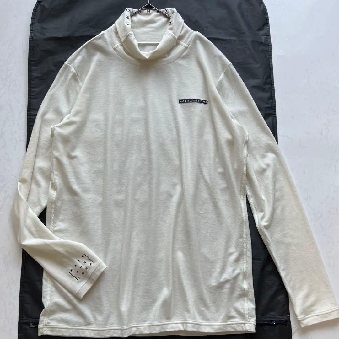 マークアンドロナ XL 23年 MCM-3D-AU50 タートルネックカットソー