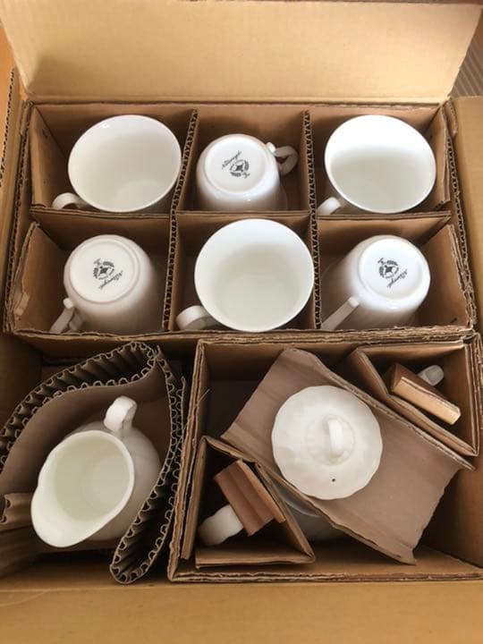 ノリタケ ティーセット 6客 BONE CHINA ボーン チャイナ - メルカリ