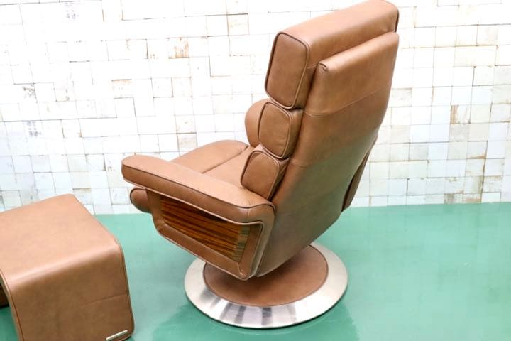 GMFK156○IDC大塚家具 KEN OKUYAMA 総革 リクライニングチェ - メルカリ