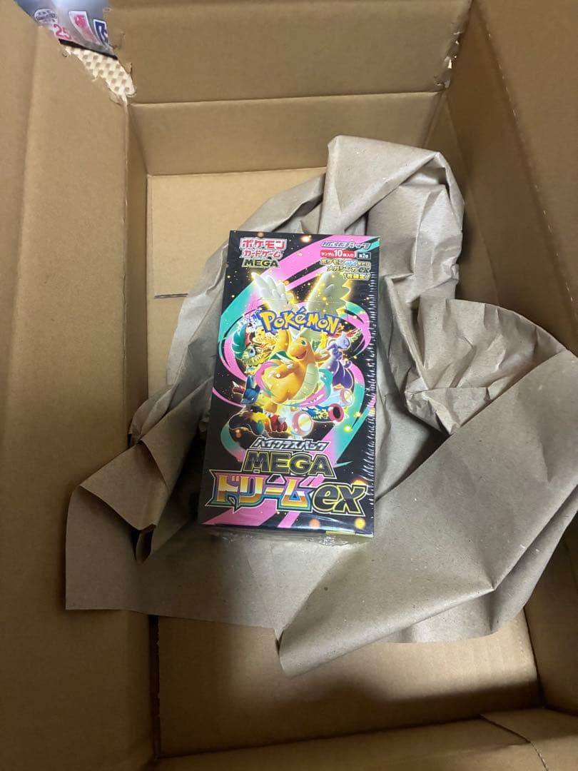 メガドリームex シュリンク付き未開封 ポケモンカードゲーム 【シュリンク付き】ポケモンカードゲーム MEGA