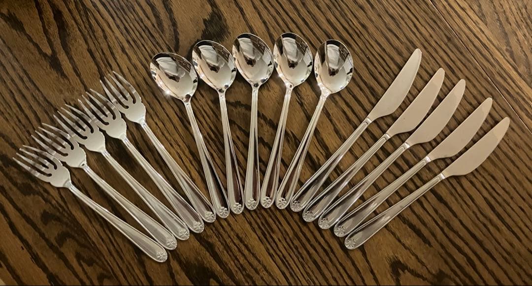 ラッキーウッド カレースプーン 15本セット18-10 ステンレス - メルカリ