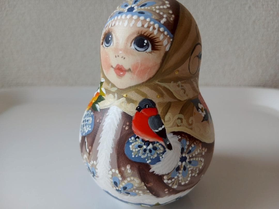 CBT071】9cm級 おきあがりこぼし(大) スベトラーナ ロシアの冬 - メルカリ