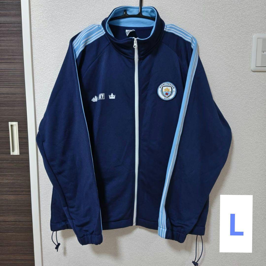 マンC】マンチェスター・シティ ジャージ ネイビー Lサイズ マンC