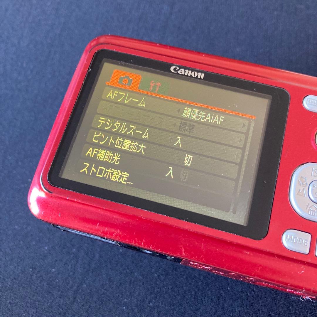 Canon PowerShot A480 レッド CCDセンサー コンデジ - メルカリ