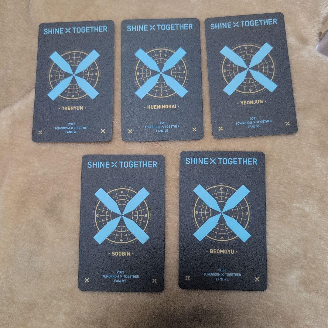 TXT shinextogether 2021 fanlive トレカセット - メルカリ