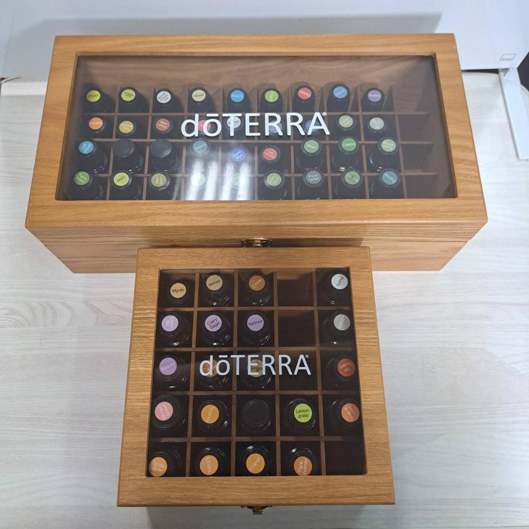 doterra オイル 65本セット 木箱2個付き ドテラ アロマまとめ - メルカリ