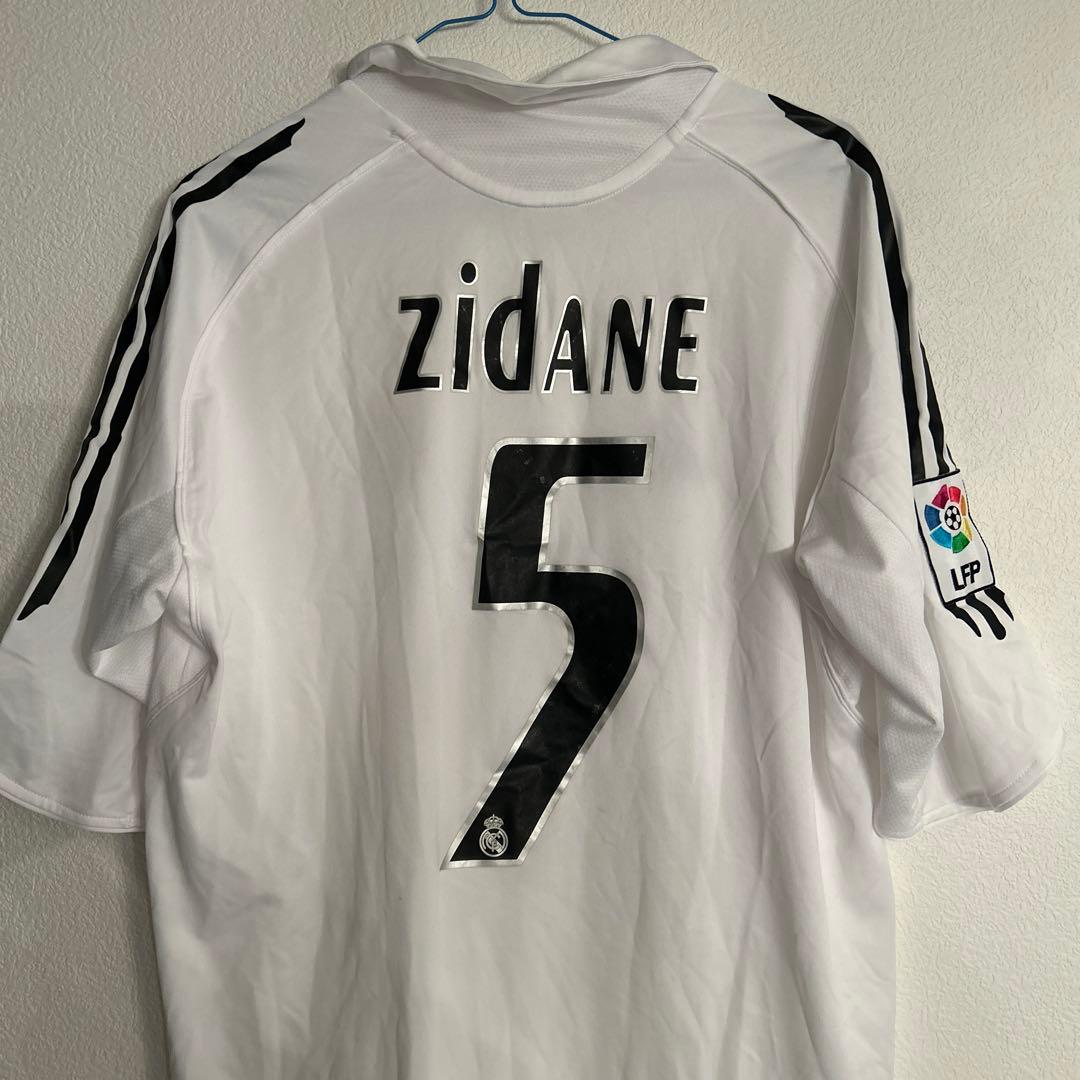 adidas レアル・マドリード ジダン 背番号5 シャツ M - メルカリ