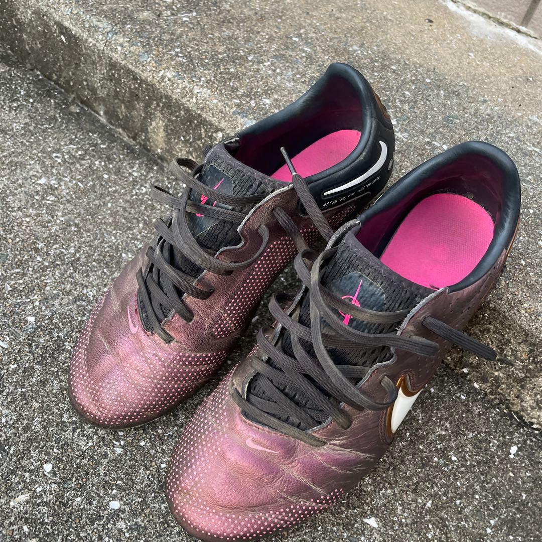 値下 Nike Tiempo 9 サッカー 黒/紫 ナイキティエンポ 27cm - メルカリ