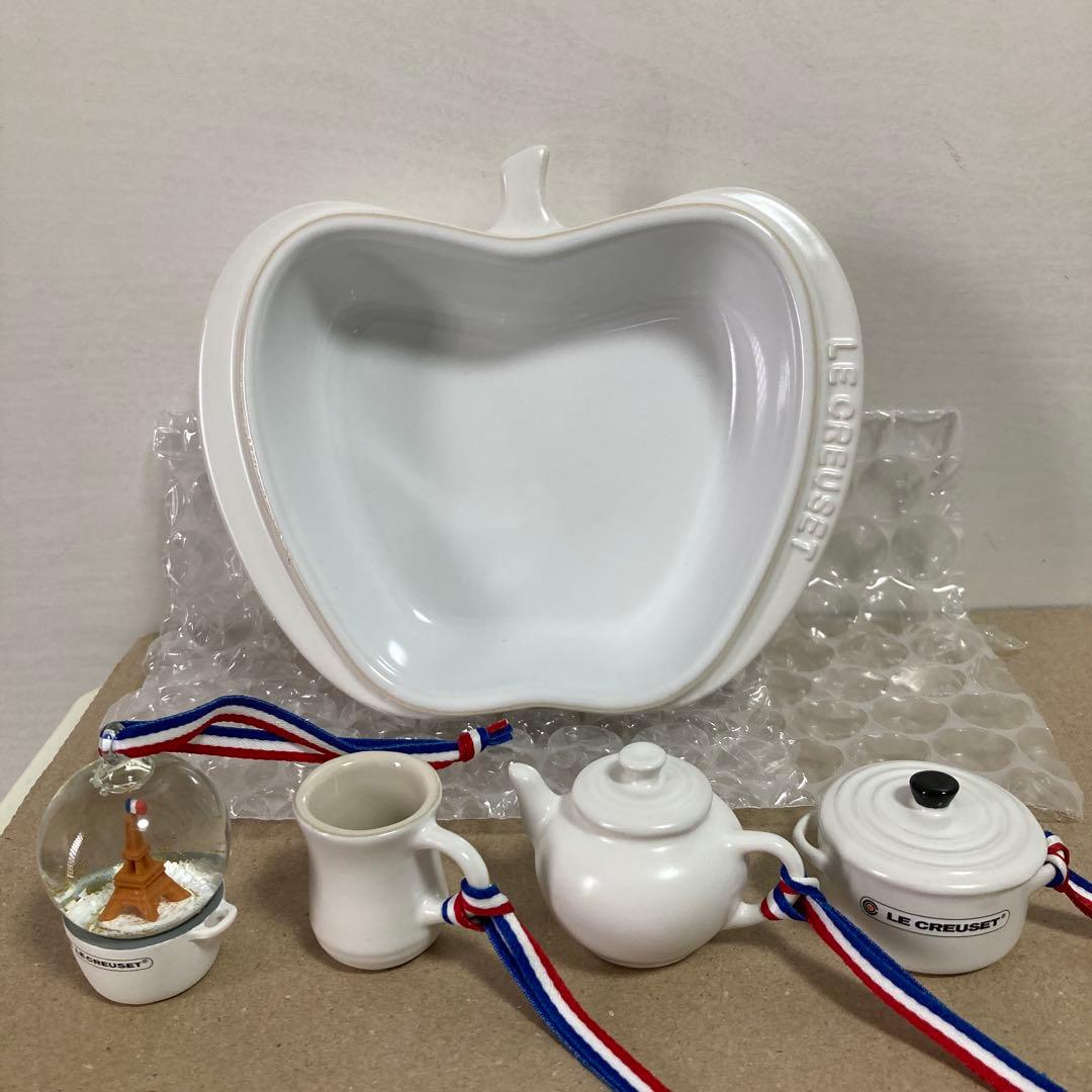 ルクルーゼ ミニアップルディッシュ/ミニチュア・オーナメント