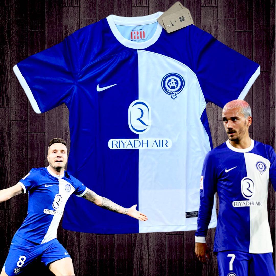 新品・タグ付】アトレティコ・マドリード 23-24 120周年 アウェイ ユニ