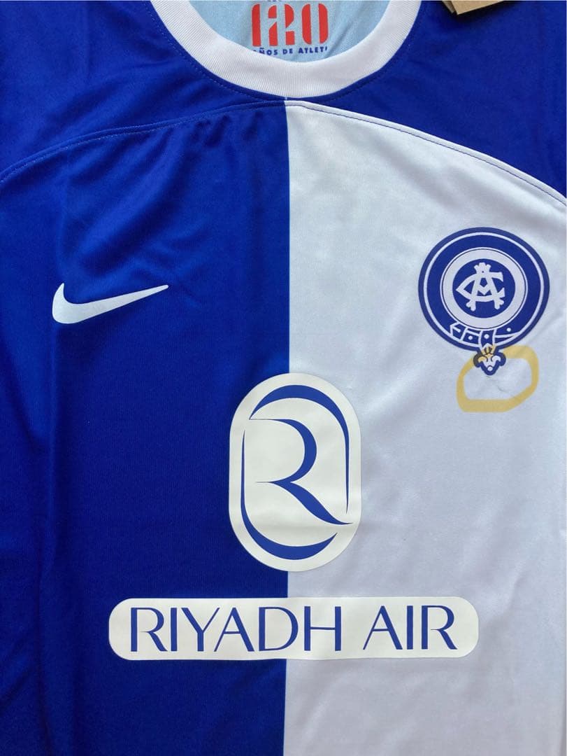 新品・タグ付】アトレティコ・マドリード 23-24 120周年 アウェイ ユニ