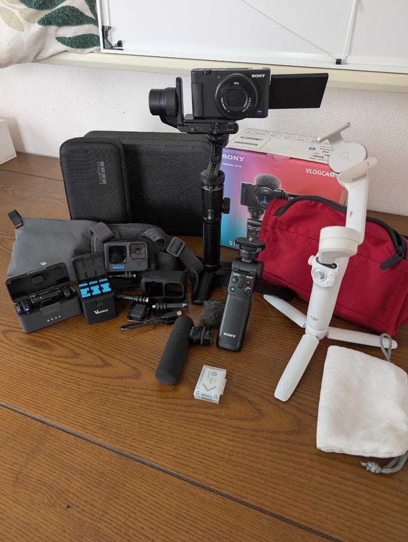 フルセット ZV-1/GoPro11/DJIマイク/ジンバル2種 - メルカリ