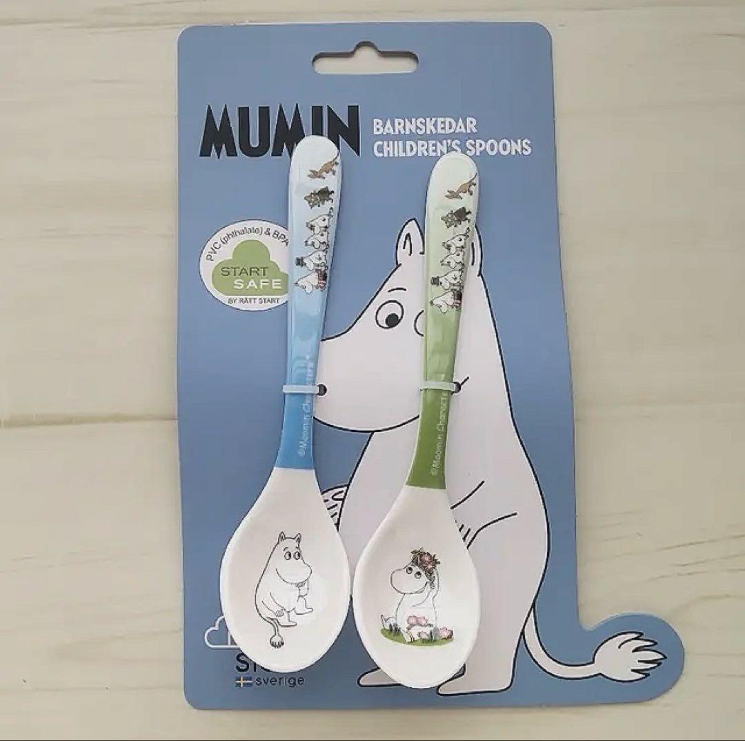 新品 ムーミン メラミンスプーン 2本セット スウェーデン フローレン