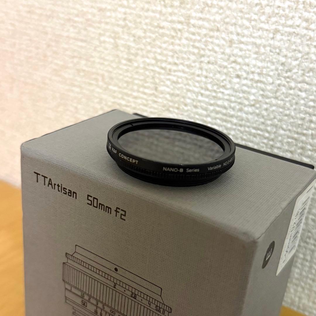 極美品】TTArtisan 50mm f2 Eマウント + NDフィルター