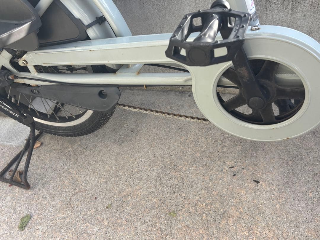 広島 直接引渡のみ）非電動 ビッケモブ リアチャイルドシート付 ブルー