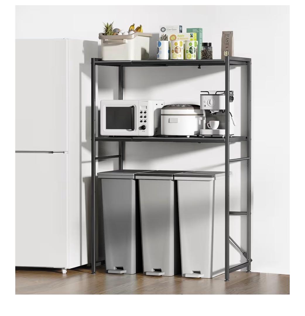 キッチンラック ブラック 幅60〜80cm - メルカリ