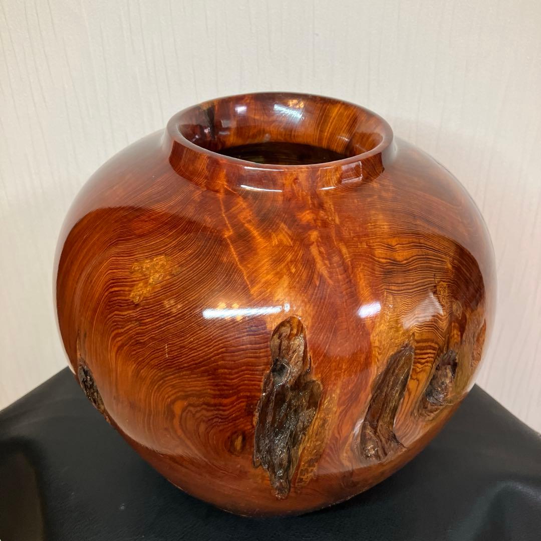 美品 希少材 屋久杉 屋久杉壺 屋久杉工芸品 世界遺産 年代物 - メルカリ