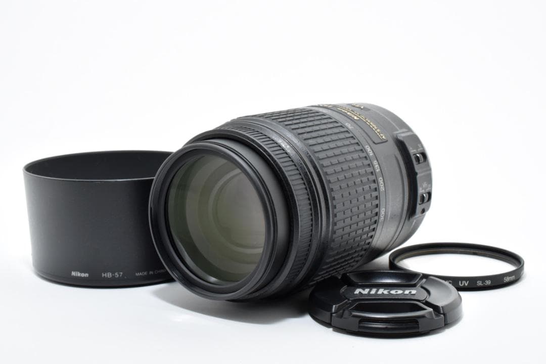 レンズ(ズーム) Nikon AF-S DX 55-300mm F4.5-5.6G ED VR Nikon 55-300mm f/4.5-5.6G ED VR AF-S DX Nikkor Zoom Lens for Nikon