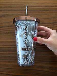 Starbucks first Starbucks マーメイド コールドカップ Amazon.com | The First Starbucks Store Pike Place Amber Siren Soft