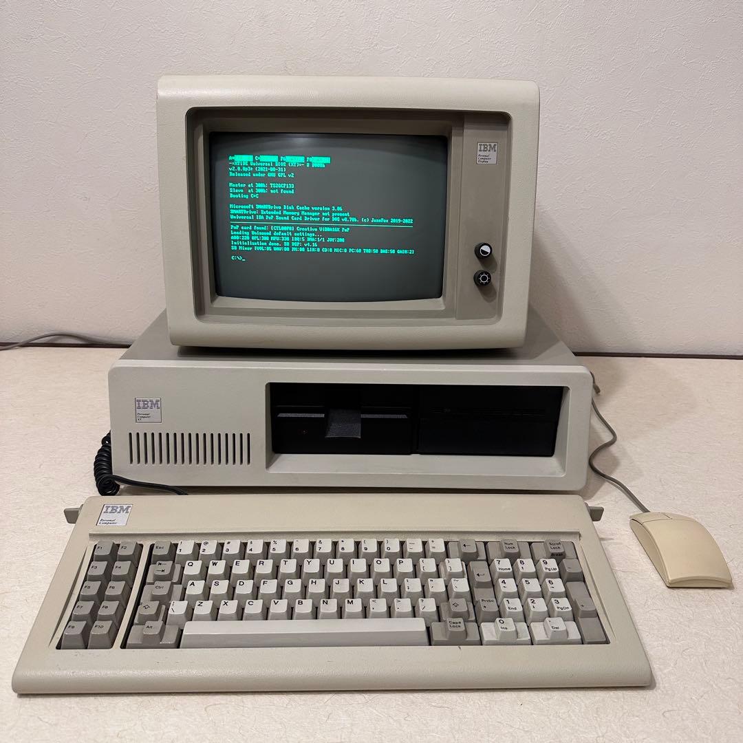 IBM XT 5160 PCとIBM 5151 モノクロモニター - メルカリ