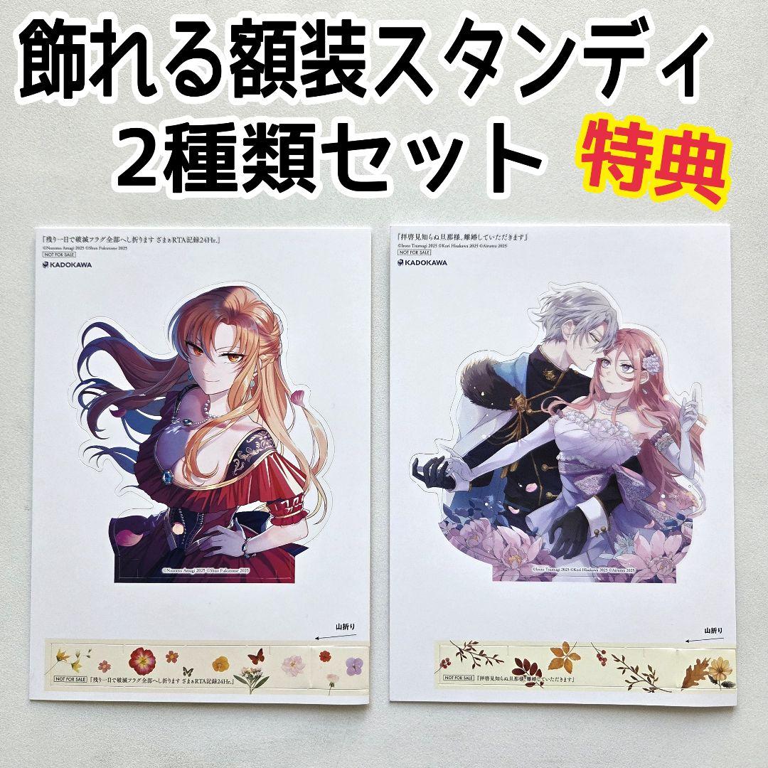 特典 FLOSCOMIC 祝創刊7周年フェア 飾れる額装スタンディ 2種類 - メルカリ