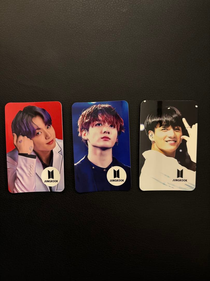 BTS Jungkook トレーディングカード 3枚セット - メルカリ