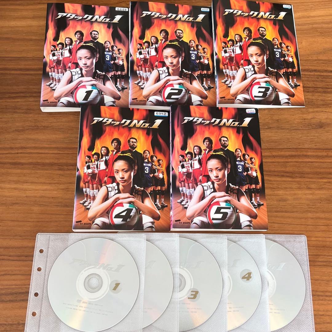 アタックNo.1 DVD 全5巻 全巻セット - メルカリ