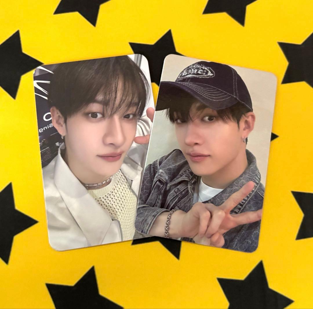 StrayKids Bang Chan バンチャン トレカ 2枚 ファンクラブ - メルカリ