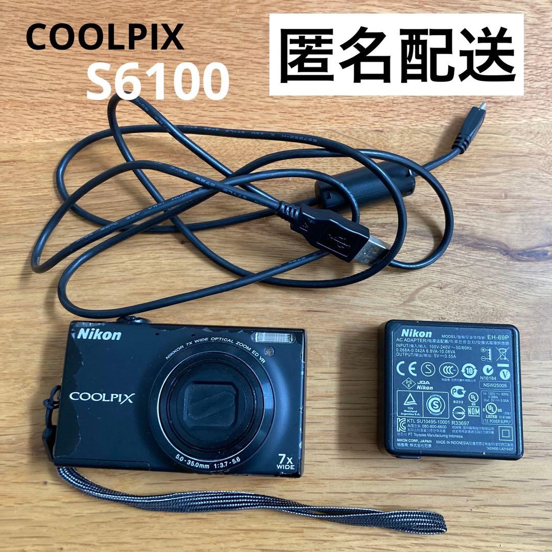 ☆Nikon COOLPIX☆S6100☆本体＋バッテリー＋充電器＋ケーブル