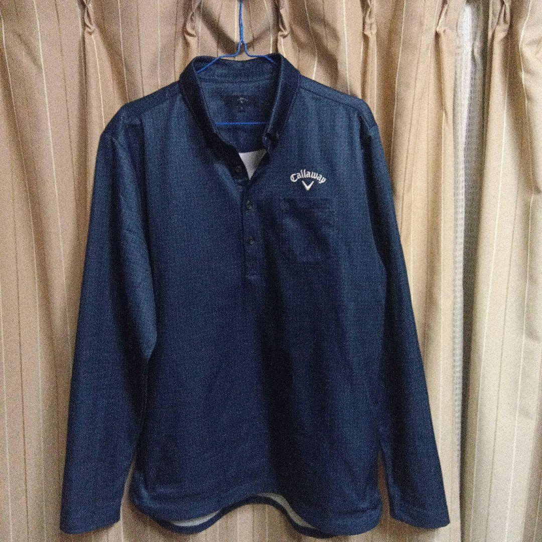 Callaway 長袖ポロシャツ 3L ネイビー - メルカリ