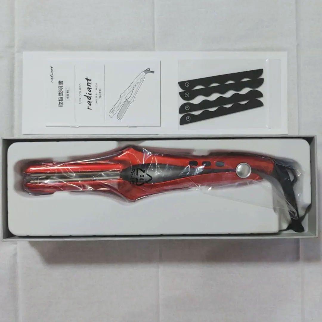 ラディアント ヘアアイロン 28mm シルクプレート レッド tao-store_r-4560459071519-001