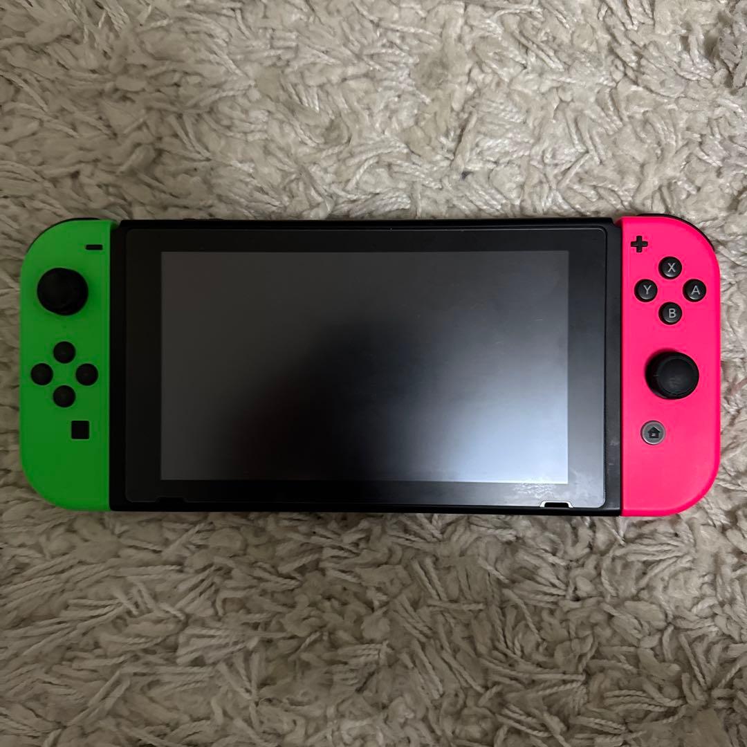 Nintendo Switch 本体 グリーン/ピンク - メルカリ