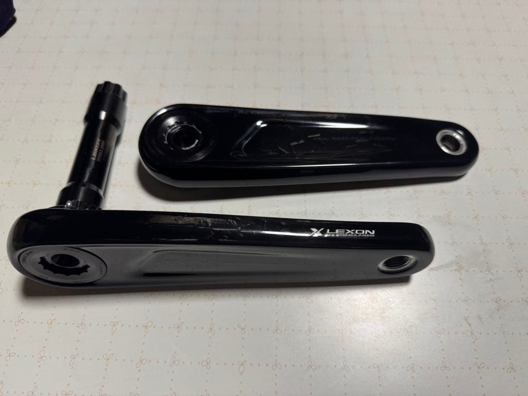 最終 LEXON カーボンクランク 167.5mm 24mmチタンスピンドル - メルカリ