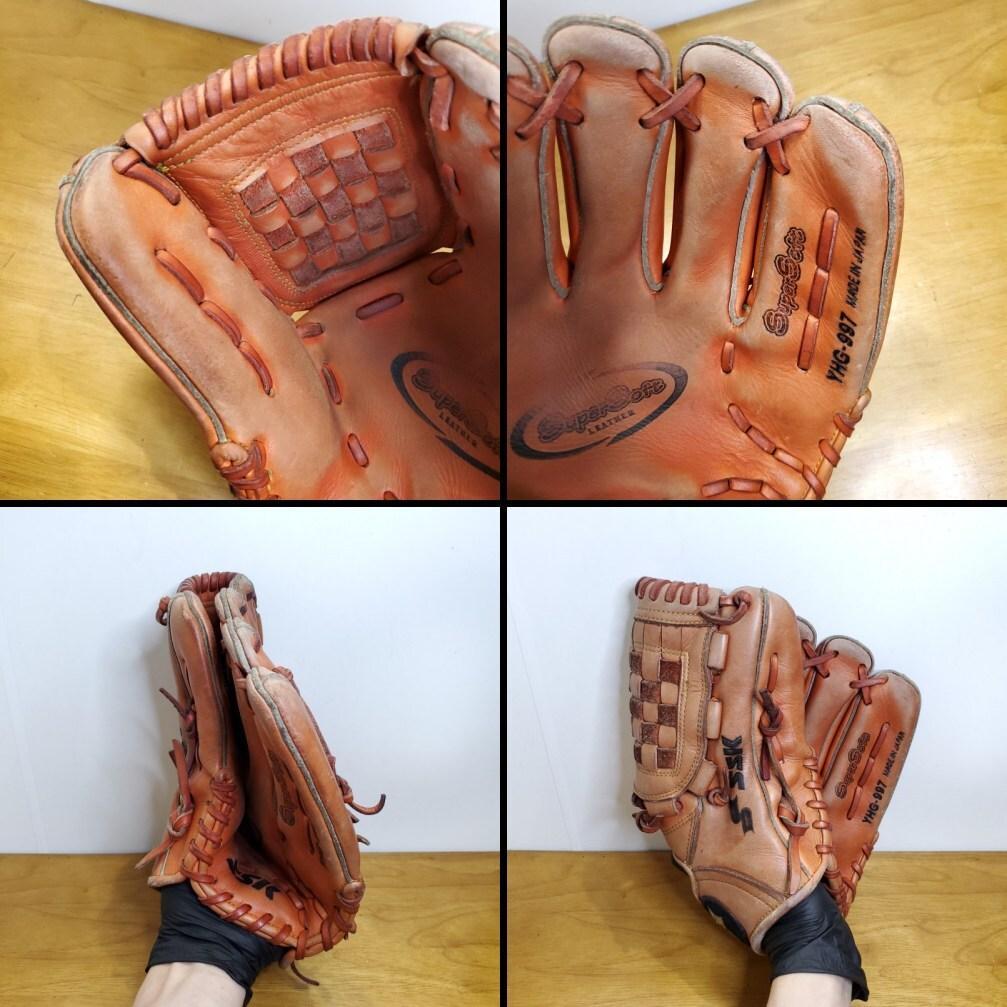 SSK エスエスケイ 日本製 スーパーソフト 旧ラベル 軟式グローブ