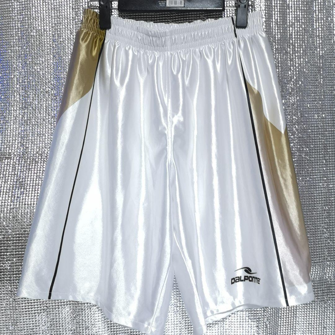 サッカー部　サッカー　パンツ　Dalponte 光沢ホワイト サッカー部 サッカー パンツ Dalponte 光沢ホワイト - メルカリ