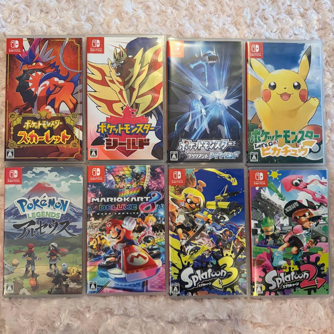 Switch カセット まとめ売り ポケモン スプラ マリオ - メルカリ