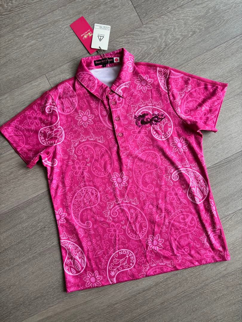 Dance With Dragon ピンクペイズリーシャツ - メルカリ