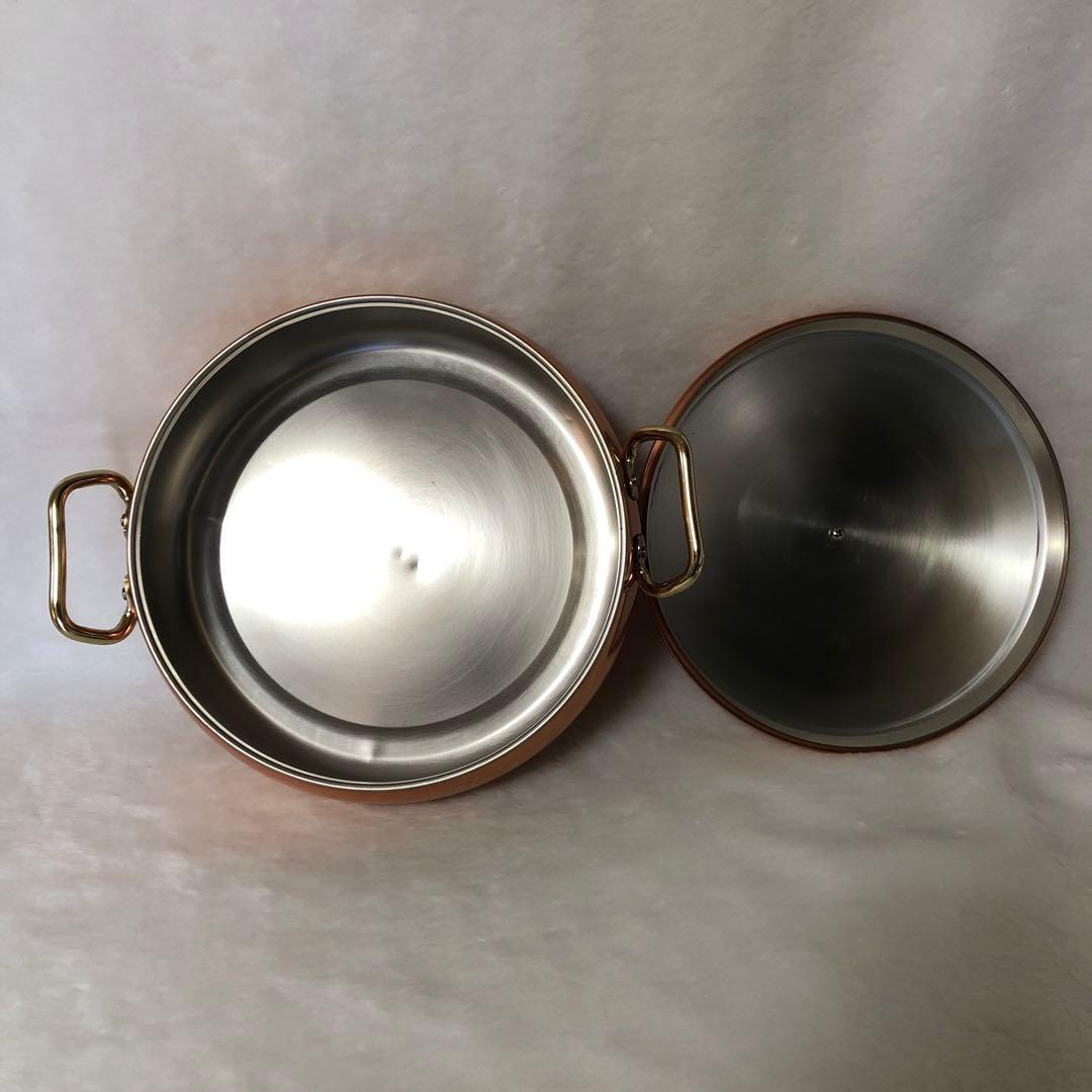 銅製両手鍋　新品未使用　26cm 3.0L