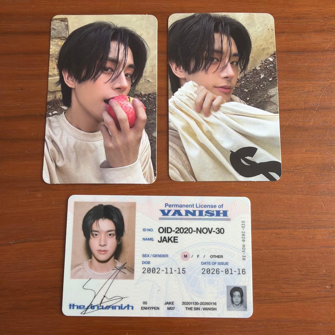 ENHYPEN THE SIN : VANISH ジェイク トレカセット - メルカリ