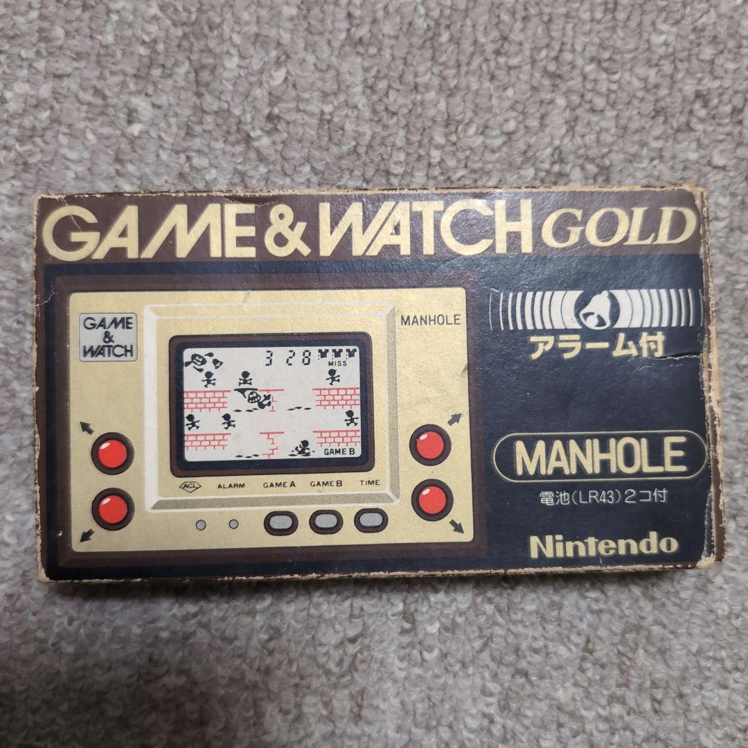 Nintendo GAME & WATCH GOLD マンホール 動作確認済み - メルカリ