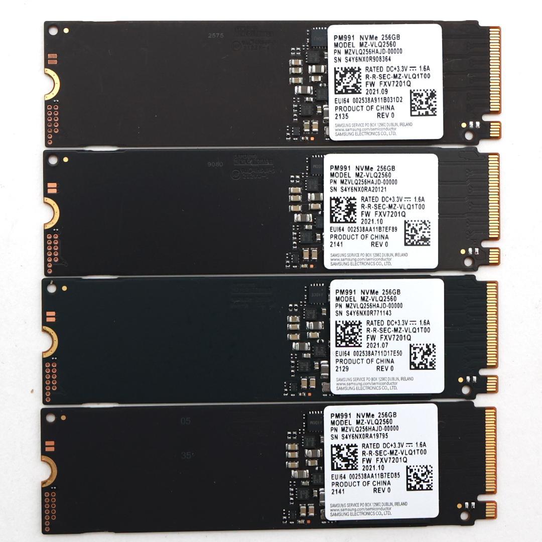 PM991 NVMe 256GB M.2 SSD 4枚セット【④0121】 PM991 NVMe 256GB M.2 SSD 4枚セット【⑥0121】 - メルカリ