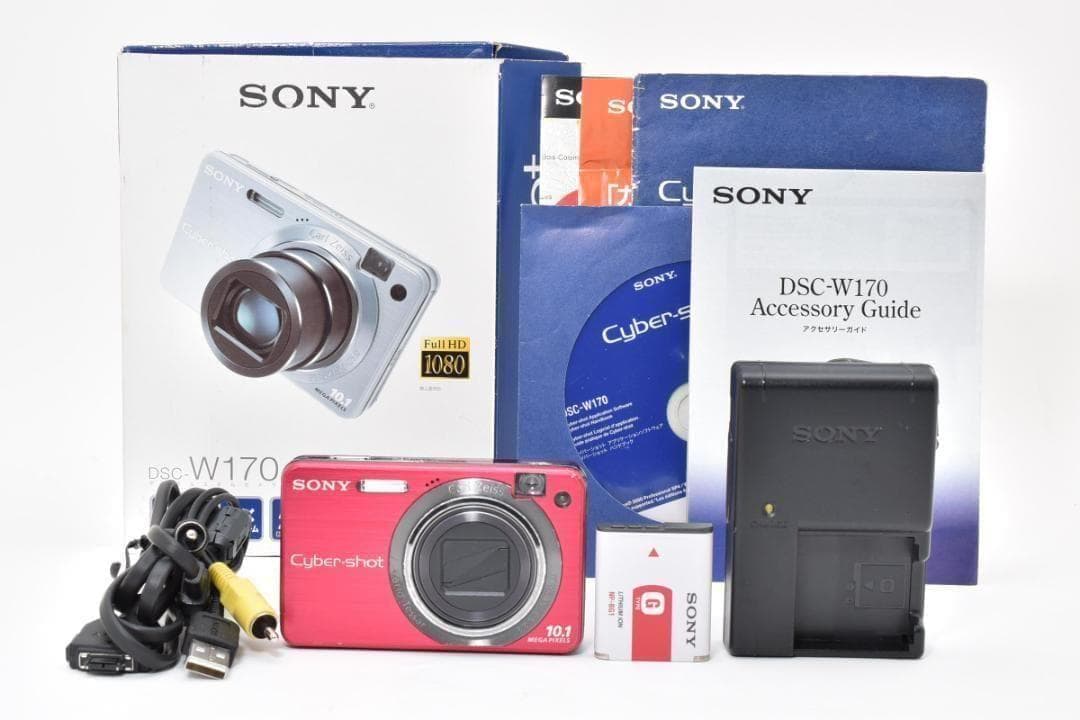 お値下げ歓迎】SONY Cyber-shot DSC-W170 レッド - メルカリ