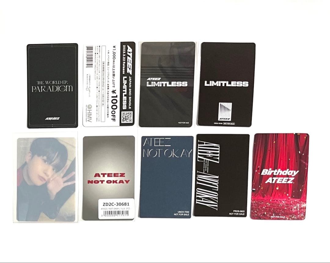 ATEEZ ジョンホ JAPAN CD 特典トレカセット - メルカリ