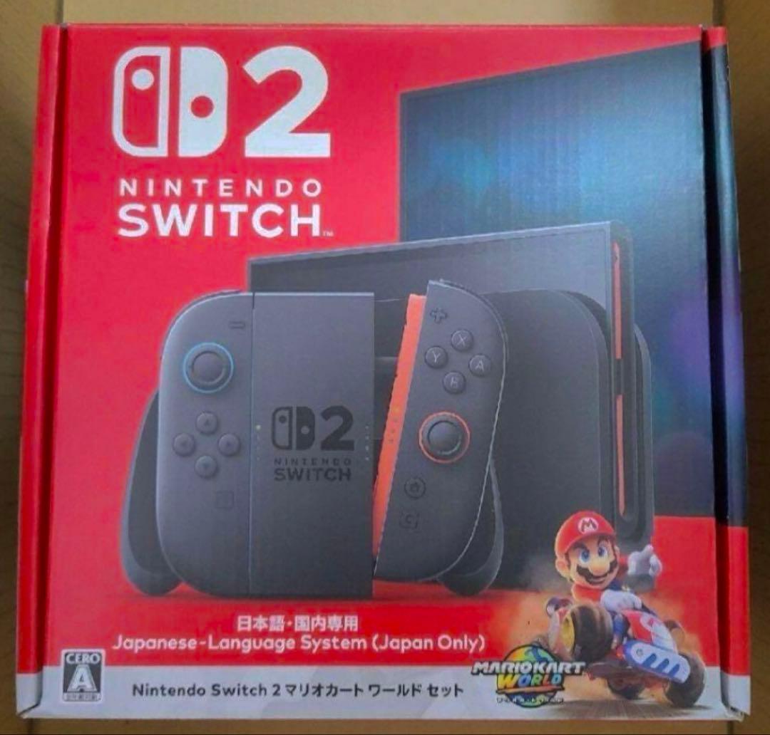 Nintendo Switch 2 本体 マリオカート ワールド セット Amazon.co.jp: Nintendo Switch 2(日本語・国内専用) マリオカート